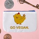 Go Vegan - Cute Chick  Large Coin Purse Back