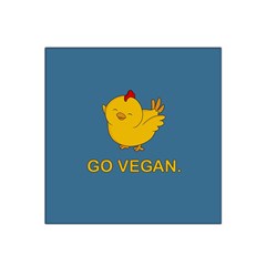 Go Vegan - Cute Chick  Satin Bandana Scarf by Valentinaart