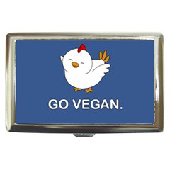 Go Vegan - Cute Chick  Cigarette Money Cases by Valentinaart