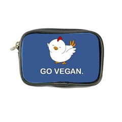 Go Vegan - Cute Chick  Coin Purse by Valentinaart