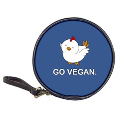 Go Vegan - Cute Chick  Classic 20-cd Wallets by Valentinaart