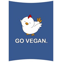 Go Vegan - Cute Chick  Back Support Cushion