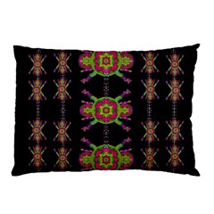 Paradise Flowers In A Decorative Jungle Pillow Case by pepitasart