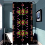 Paradise Flowers In A Decorative Jungle Shower Curtain 36  x 72  (Stall)  Curtain(36 X72 ) - 33.26 x66.24  Curtain(36 X72 )