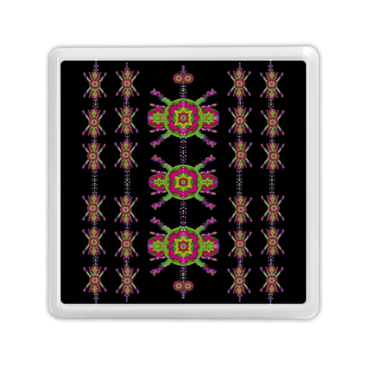 Paradise Flowers In A Decorative Jungle Memory Card Reader (Square) 