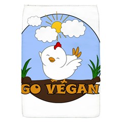 Go Vegan - Cute Chick  Flap Covers (s)  by Valentinaart