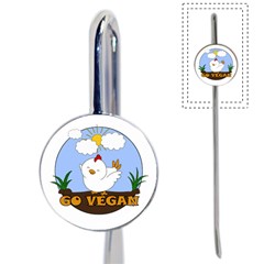 Go Vegan - Cute Chick  Book Mark