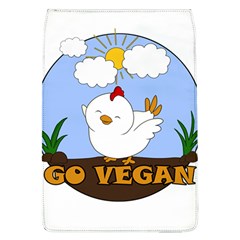 Go Vegan - Cute Chick  Flap Covers (l)  by Valentinaart