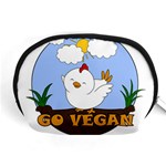 Go Vegan - Cute Chick  Accessory Pouches (Medium)  Front