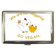 Go Vegan - Cute Chick  Cigarette Money Cases by Valentinaart