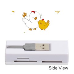 Go Vegan - Cute Chick  Memory Card Reader (stick)  by Valentinaart