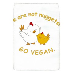 Go Vegan - Cute Chick  Flap Covers (s)  by Valentinaart