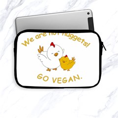 Go Vegan - Cute Chick  Apple Ipad Mini Zipper Cases by Valentinaart