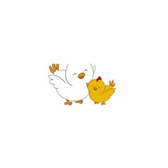 Go Vegan - Cute Chick  Satin Scarf (oblong) by Valentinaart