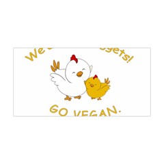 Go Vegan - Cute Chick  Yoga Headband by Valentinaart