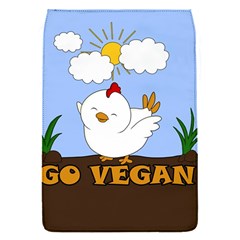 Go Vegan - Cute Chick  Flap Covers (s)  by Valentinaart