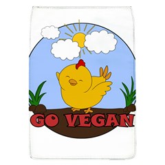 Go Vegan - Cute Chick  Flap Covers (l)  by Valentinaart