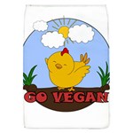 Go Vegan - Cute Chick  Flap Covers (L)  Front