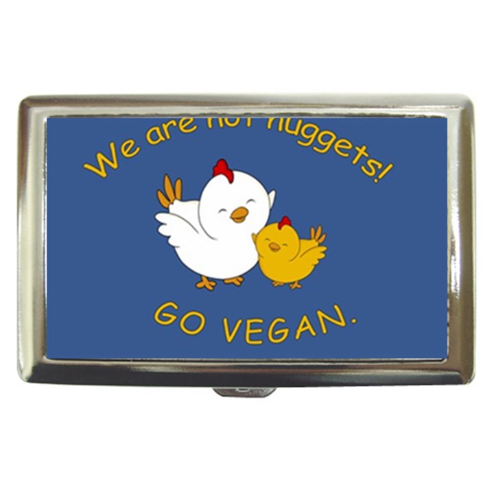 Go Vegan - Cute Chick  Cigarette Money Cases