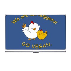 Go Vegan - Cute Chick  Business Card Holders