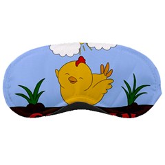 Go Vegan - Cute Chick  Sleeping Masks by Valentinaart