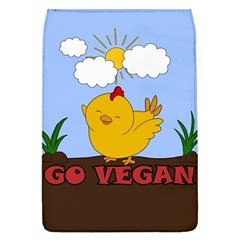 Go Vegan - Cute Chick  Flap Covers (l)  by Valentinaart