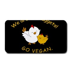 Go Vegan - Cute Chick  Medium Bar Mats by Valentinaart