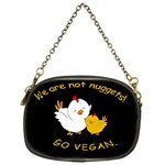 Go Vegan - Cute Chick  Chain Purses (One Side)  Front