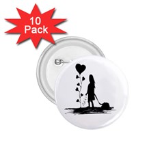 Sowing Love Concept Illustration Small 1 75  Buttons (10 Pack) by dflcprints