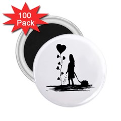 Sowing Love Concept Illustration Small 2 25  Magnets (100 Pack)  by dflcprints