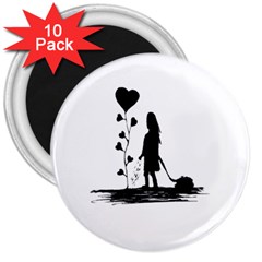 Sowing Love Concept Illustration Small 3  Magnets (10 Pack)  by dflcprints