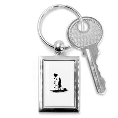 Sowing Love Concept Illustration Small Key Chains (rectangle)  by dflcprints