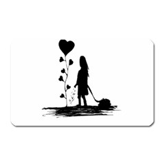 Sowing Love Concept Illustration Small Magnet (rectangular) by dflcprints