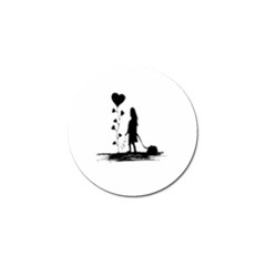 Sowing Love Concept Illustration Small Golf Ball Marker by dflcprints