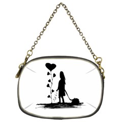 Sowing Love Concept Illustration Small Chain Purses (two Sides)  by dflcprints