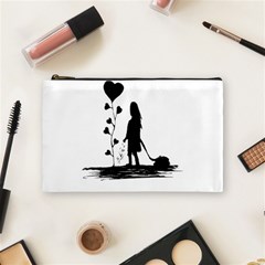 Sowing Love Concept Illustration Small Cosmetic Bag (medium)  by dflcprints