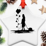 Sowing Love Concept Illustration Small Ornament (Star) Front