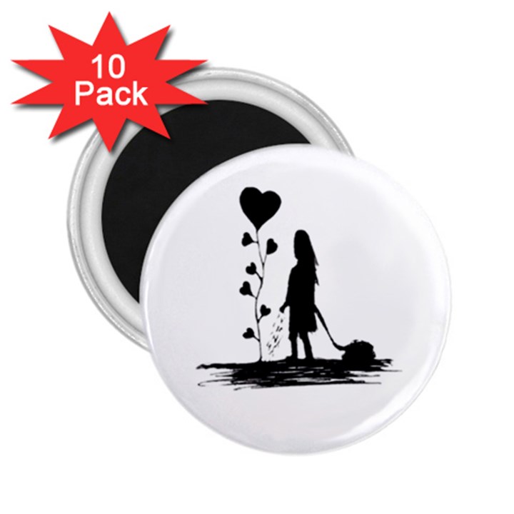 Sowing Love Concept Illustration Small 2.25  Magnets (10 pack) 