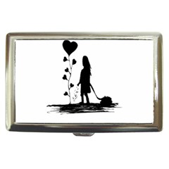 Sowing Love Concept Illustration Small Cigarette Money Cases by dflcprints