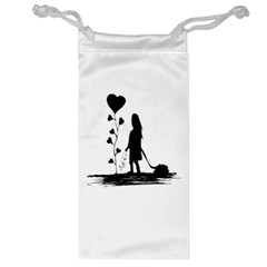 Sowing Love Concept Illustration Small Jewelry Bag by dflcprints