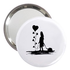 Sowing Love Concept Illustration Small 3  Handbag Mirrors by dflcprints