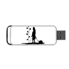 Sowing Love Concept Illustration Small Portable Usb Flash (one Side) by dflcprints