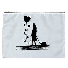 Sowing Love Concept Illustration Small Cosmetic Bag (xxl)  by dflcprints