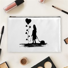 Sowing Love Concept Illustration Small Cosmetic Bag (large)  by dflcprints