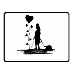 Sowing Love Concept Illustration Small Fleece Blanket (small) by dflcprints