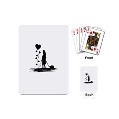 Sowing Love Concept Illustration Small Playing Cards (mini)  by dflcprints