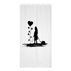 Sowing Love Concept Illustration Small Shower Curtain 36  X 72  (stall)  by dflcprints