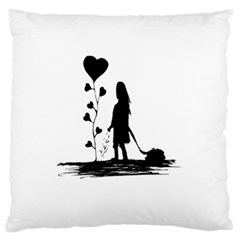 Sowing Love Concept Illustration Small Large Flano Cushion Case (one Side) by dflcprints