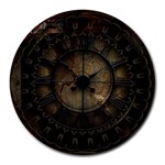 Steampunk, Wonderful Noble Steampunnk Design Round Mousepads Front