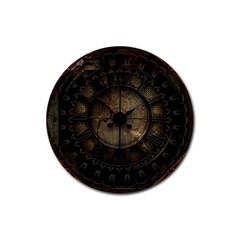 Steampunk, Wonderful Noble Steampunnk Design Rubber Coaster (round)  by FantasyWorld7